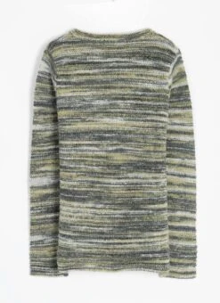 Striped Crew Neck Jumper -EWM Store 63069pvl 738bb99d2872a5a