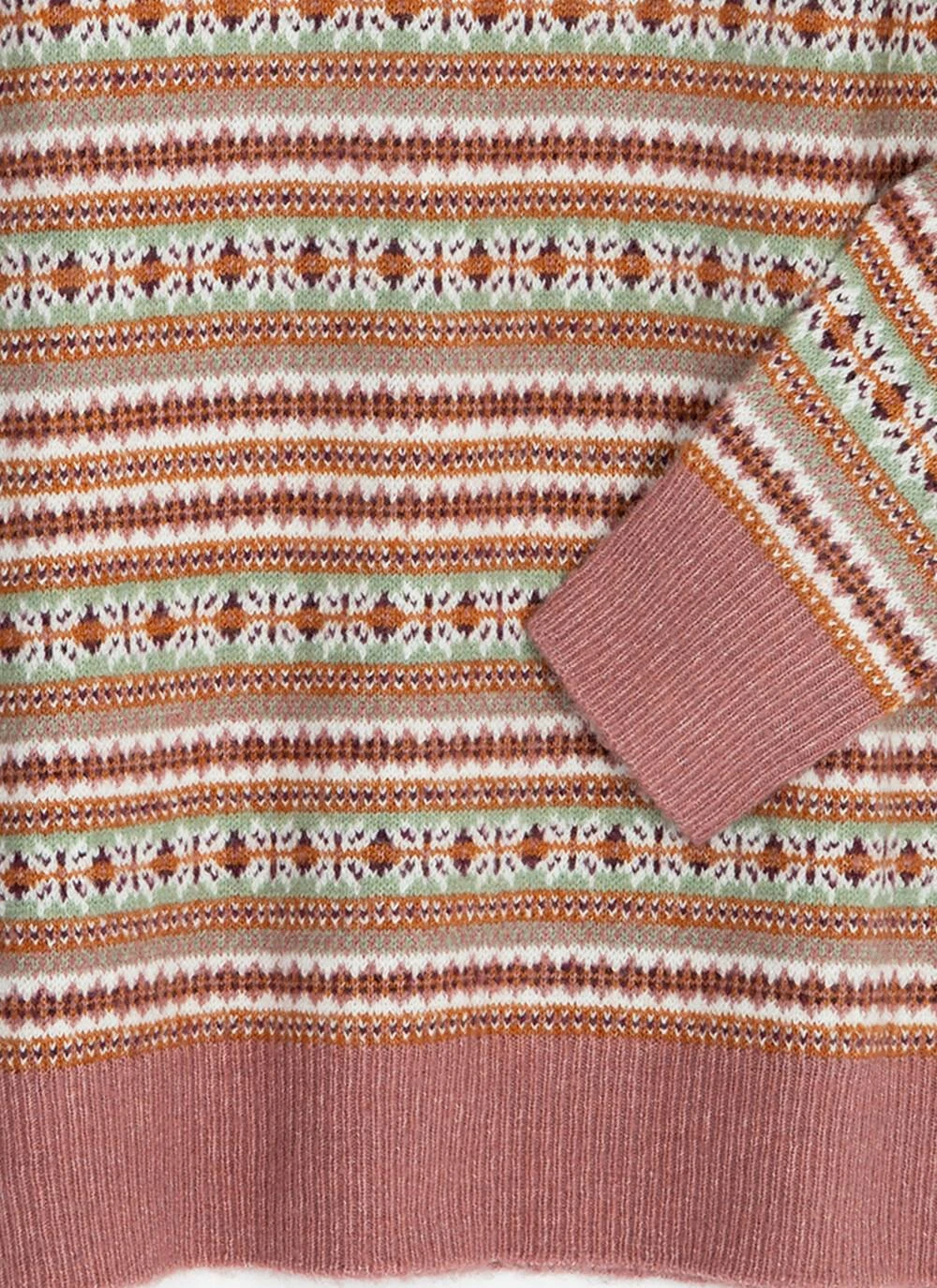 Fairisle Crew Neck Jumper 8 Fairisle Crew Neck Jumper - Image 6
