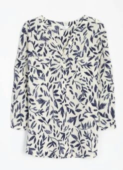 Pure Cotton Notch Neck Blouse 10 Pure Cotton Notch Neck Blouse -EWM Store 63110pvl d40ce697052e427