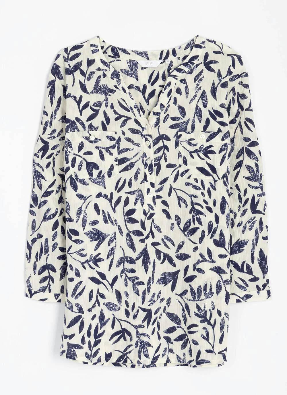 Pure Cotton Notch Neck Blouse 6 Pure Cotton Notch Neck Blouse - Image 4