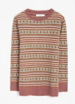 Fairisle Crew Neck Jumper 12 Fairisle Crew Neck Jumper -EWM Store 63115pvl 52ab5503ad9b38c