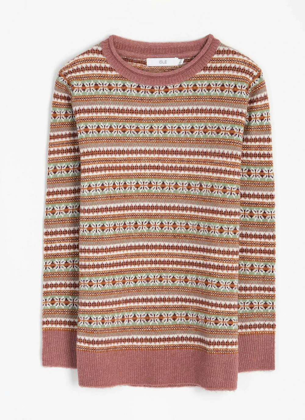 Fairisle Crew Neck Jumper 6 Fairisle Crew Neck Jumper - Image 4
