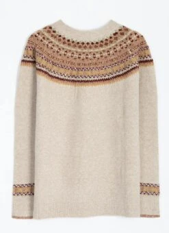 Soft Touch Fairisle Yoke Crew Neck Jumper -EWM Store 63124pvl 569dac6a0bfb2a7