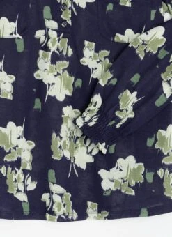 Notch Neck Jersey Print Blouse -EWM Store 63286pvl 64d02dfc1339e32