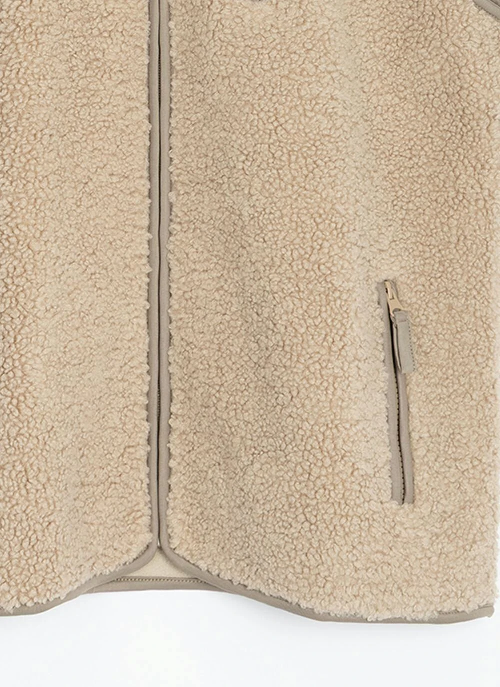 Borg Funnel Neck Gilet 7 Borg Funnel Neck Gilet - Image 5