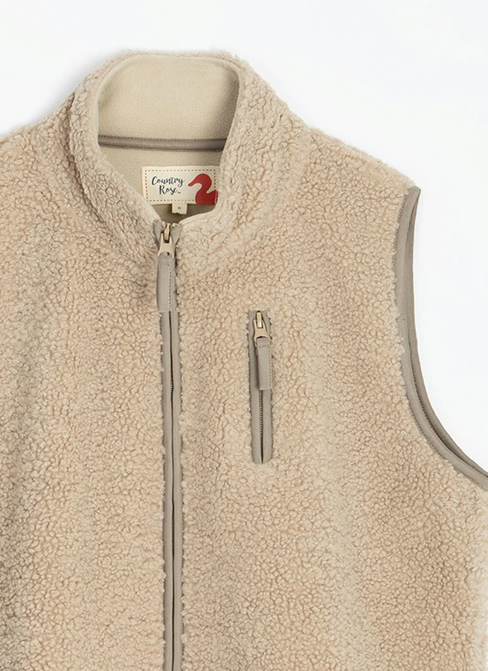 Borg Funnel Neck Gilet 6 Borg Funnel Neck Gilet - Image 4