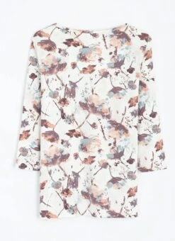 Soft Touch Pearl Trim Print Top 11 Soft Touch Pearl Trim Print Top -EWM Store 63433pvl c2220489f908fcd