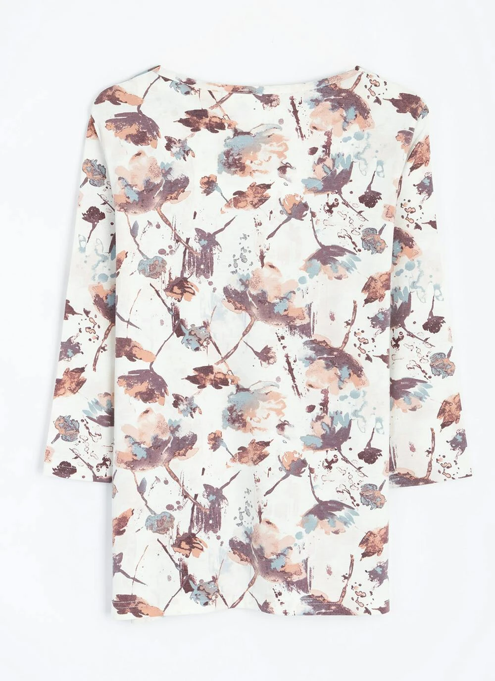 Soft Touch Pearl Trim Print Top 7 Soft Touch Pearl Trim Print Top - Image 5