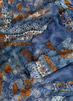 Jersey Printed V-Neck Top -EWM Store 63757pvl e9d303419a9a8f2