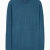 Cable Knit Crew Neck Jumper