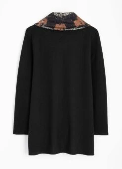 Button Front Cowl Neck Tunic -EWM Store 63891pvl 1eca13e721dcdfd