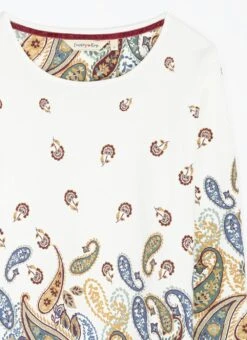 Pure Cotton Jersey Border Print Top 11 Pure Cotton Jersey Border Print Top -EWM Store 63896pvl 4009afc55a8ca37