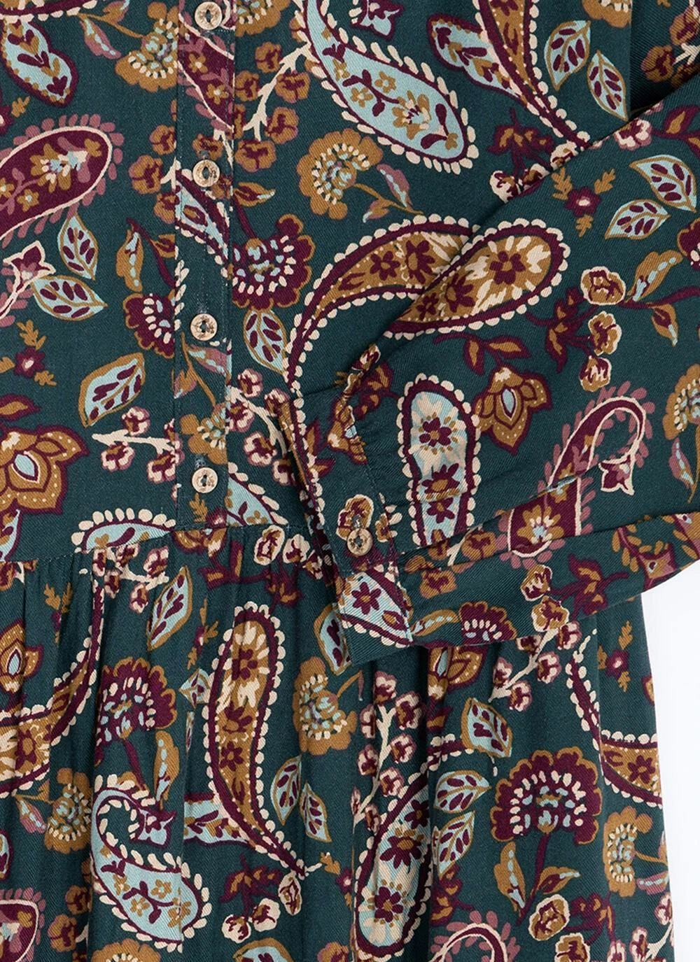 Printed Midi Shirt Dress 8 Printed Midi Shirt Dress - Image 6