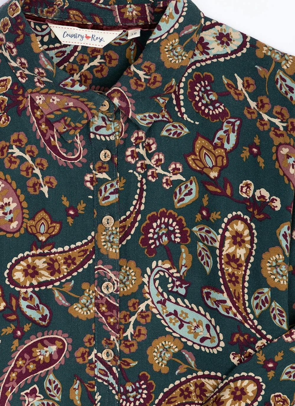 Printed Midi Shirt Dress 7 Printed Midi Shirt Dress - Image 5