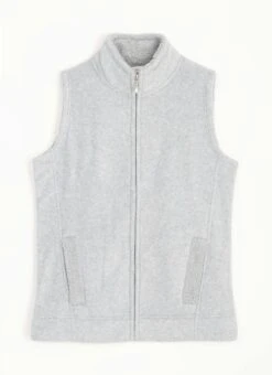 Fleece Sherpa Lined Funnel Neck Gilet