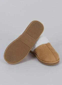 Comfy Faux Fur Lined Suedette Mule Slippers 7 Comfy Faux Fur Lined Suedette Mule Slippers -EWM Store 64563pvl 1e15fc5b6e65b18