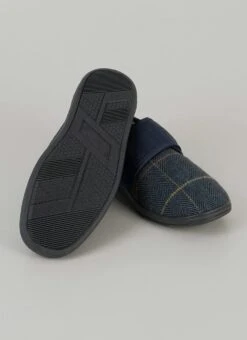 Easy On Plush Lined Check Full Slipper -EWM Store 64564pvl 079712d7334f94d