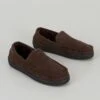 Plush Lined Faux Suede Mocassin Slipper -EWM Store 64580pvl 730a1d679bf00ee