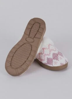 Comfy Faux Fur Lined Fair Isle Full Slippers 7 Comfy Faux Fur Lined Fair Isle Full Slippers -EWM Store 64599pvl 36aea7eb671d268