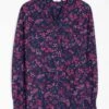 Ditsy Floral Print Jersey Blouse 1 Ditsy Floral Print Jersey Blouse -EWM Store 64614pvl 90bf511d130bd27