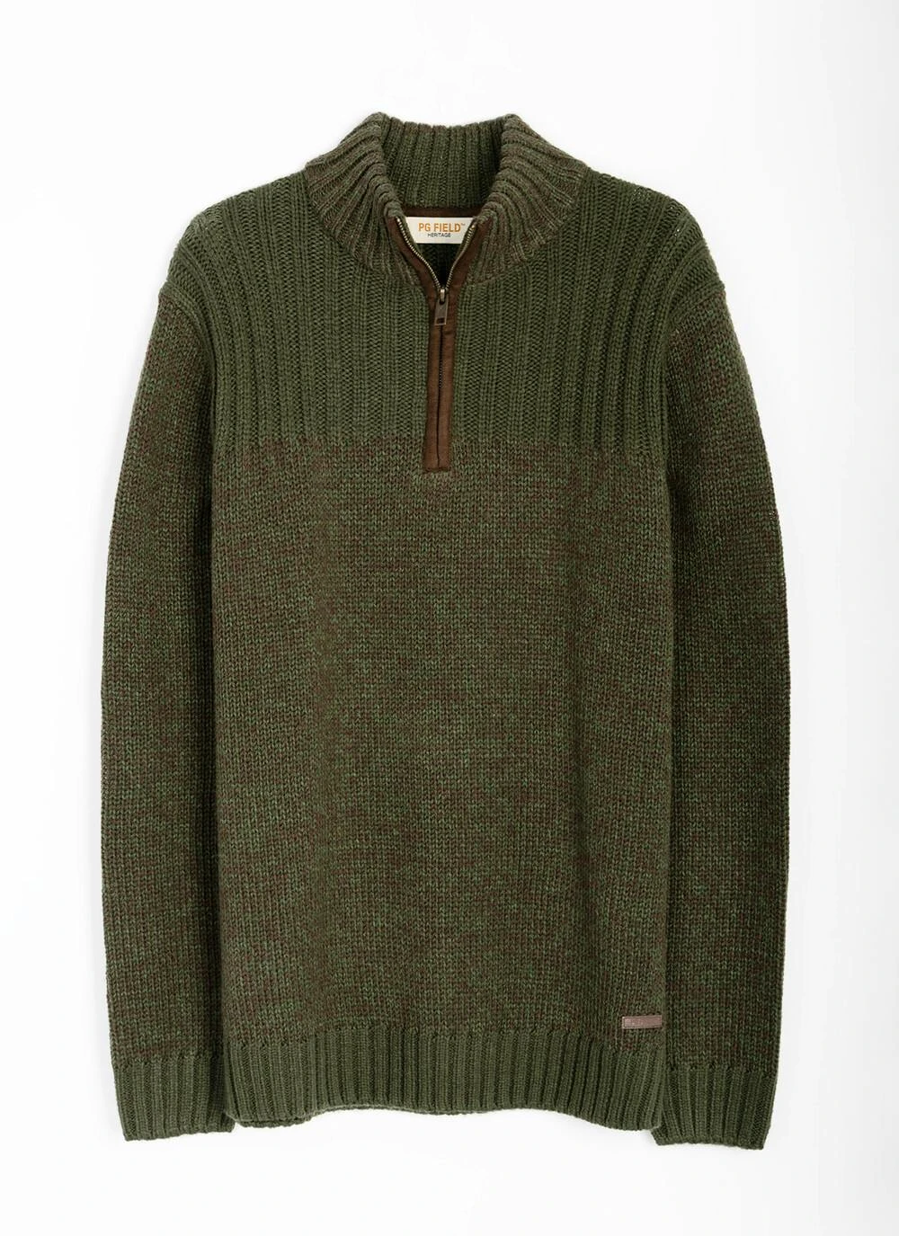 Textured Knit Zip Neck Jumper 5 Textured Knit Zip Neck Jumper - Image 3