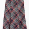Comfort Fit Check A-Line Skirt -EWM Store 65322pvl b8b267be4c24e05