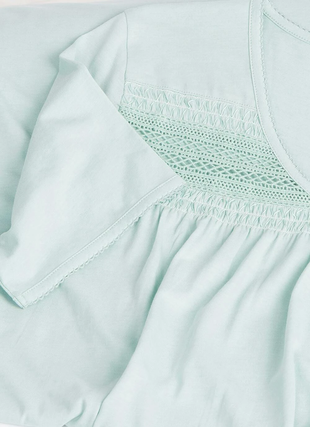 Cotton Rich Lace Trim Nightdress 7 Cotton Rich Lace Trim Nightdress - Image 5