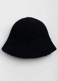 Wool Blend Adjustable Boucle Hat