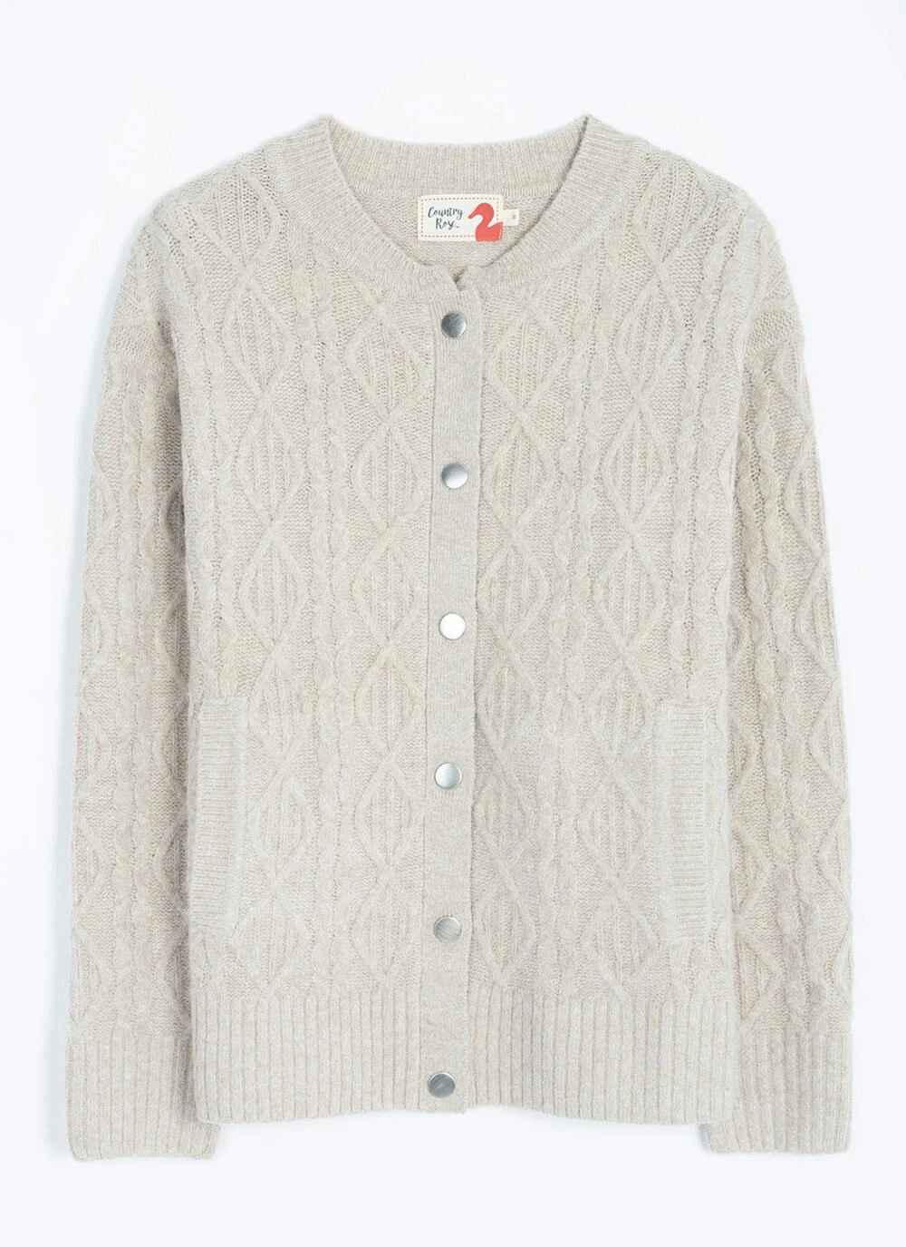 Cable Knit Bomber Cardigan 3 Cable Knit Bomber Cardigan