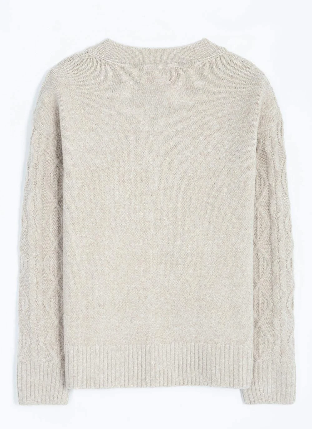 Cable Knit Bomber Cardigan 5 Cable Knit Bomber Cardigan - Image 3