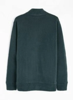 Textured Knit Faux Fur Lined Cardigan -EWM Store 66225pvl b4ad99786f8fadf