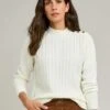 Button Detail Turtle Neck Jumper