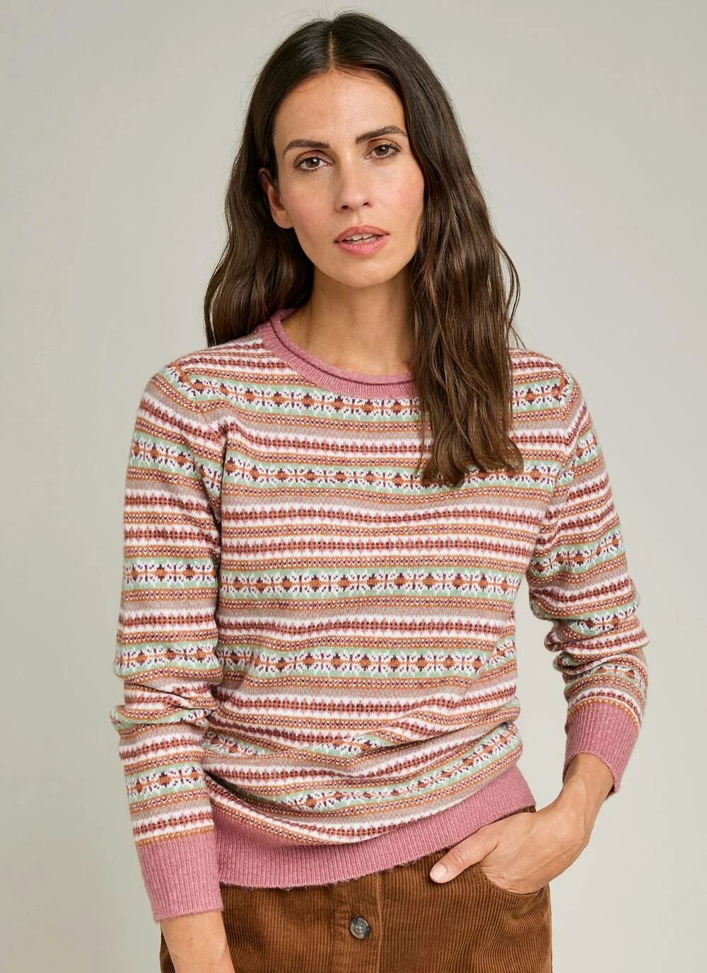 Fairisle Crew Neck Jumper 3 Fairisle Crew Neck Jumper