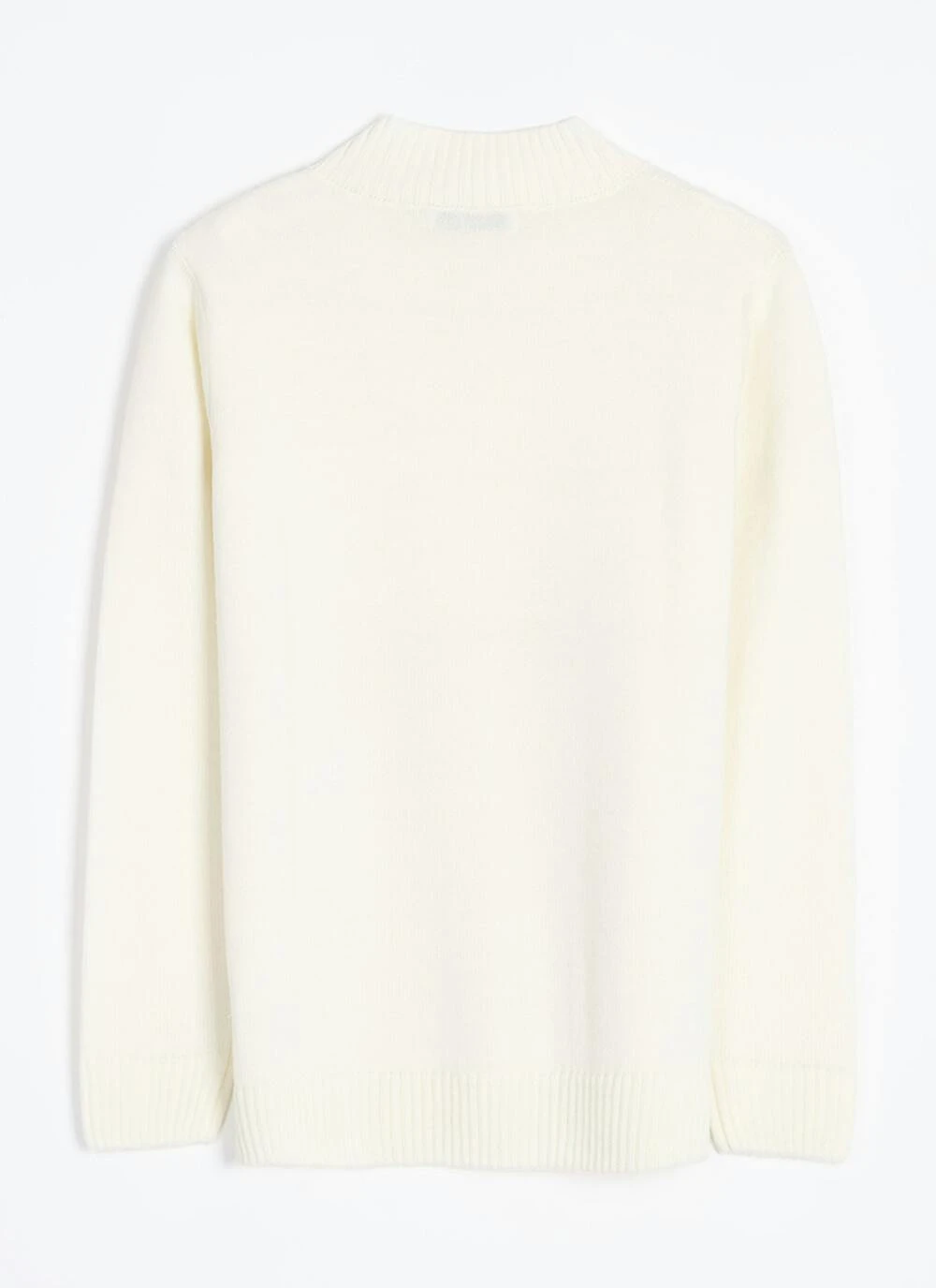 Button Detail Turtle Neck Jumper 8 Button Detail Turtle Neck Jumper - Image 6