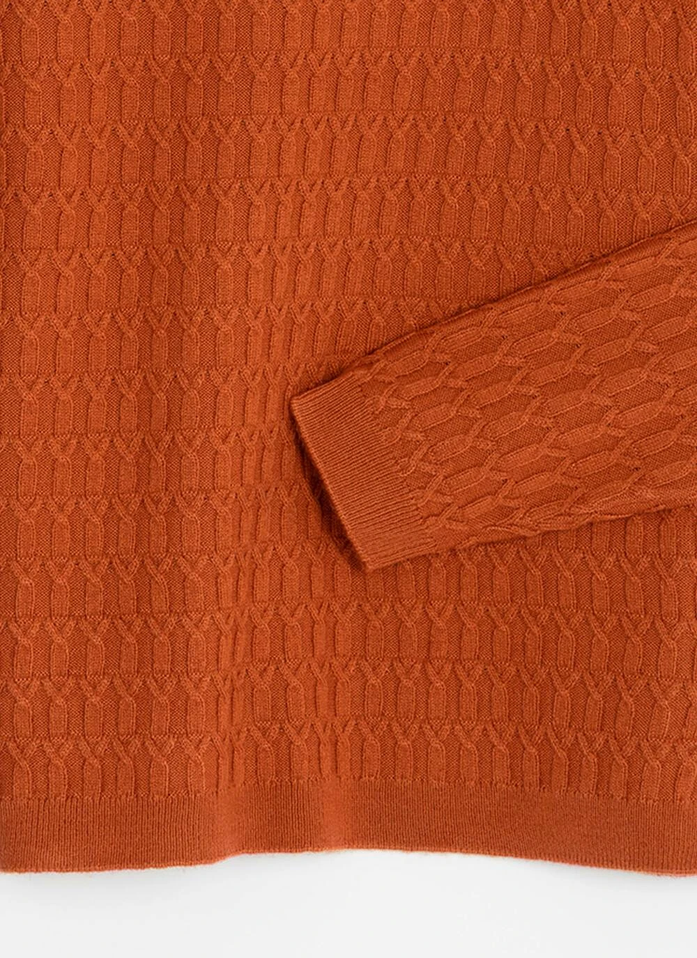 Cable Knit Turtle Neck Jumper 7 Cable Knit Turtle Neck Jumper - Image 5