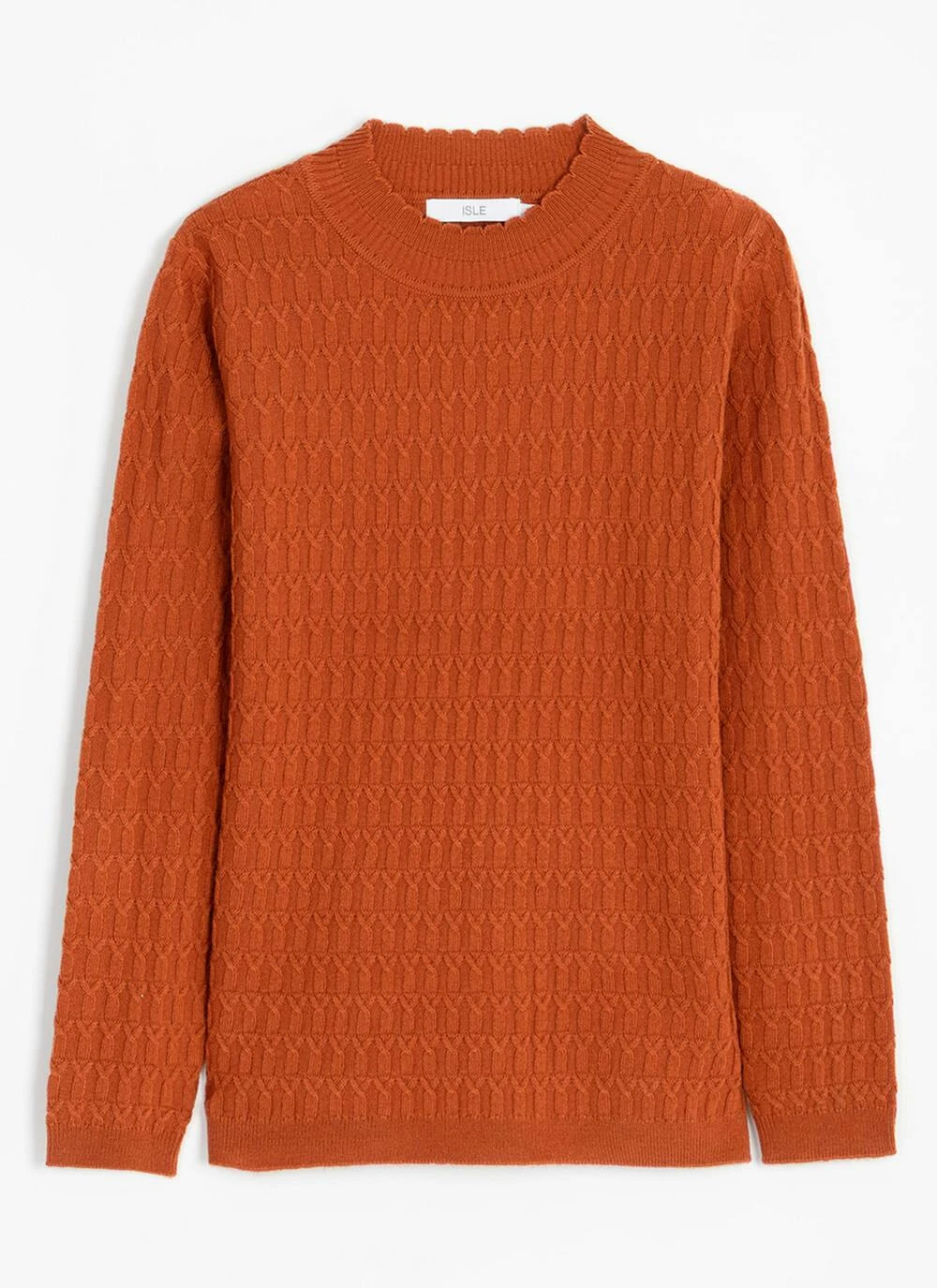 Cable Knit Turtle Neck Jumper 5 Cable Knit Turtle Neck Jumper - Image 3