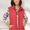 Fleece Lined Quilted Gilet -EWM Store 66512pvl de1673afc0d6872