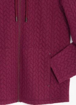 Quilted Funnel Neck Jacket -EWM Store 66545pvl df011e66e1317df