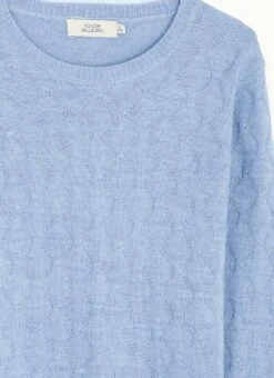 Trellis Knit Round Neck Jumper -EWM Store 66561pvl f682c079a6717cd