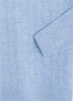 Trellis Knit Round Neck Jumper -EWM Store 66568pvl dc3b26112d8acd0