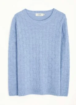 Trellis Knit Round Neck Jumper -EWM Store 66574pvl aea0daa85f91b12