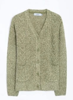 Cable Knit V-Neck Cardigan -EWM Store 66659pvl 5b4724c811b7dd0