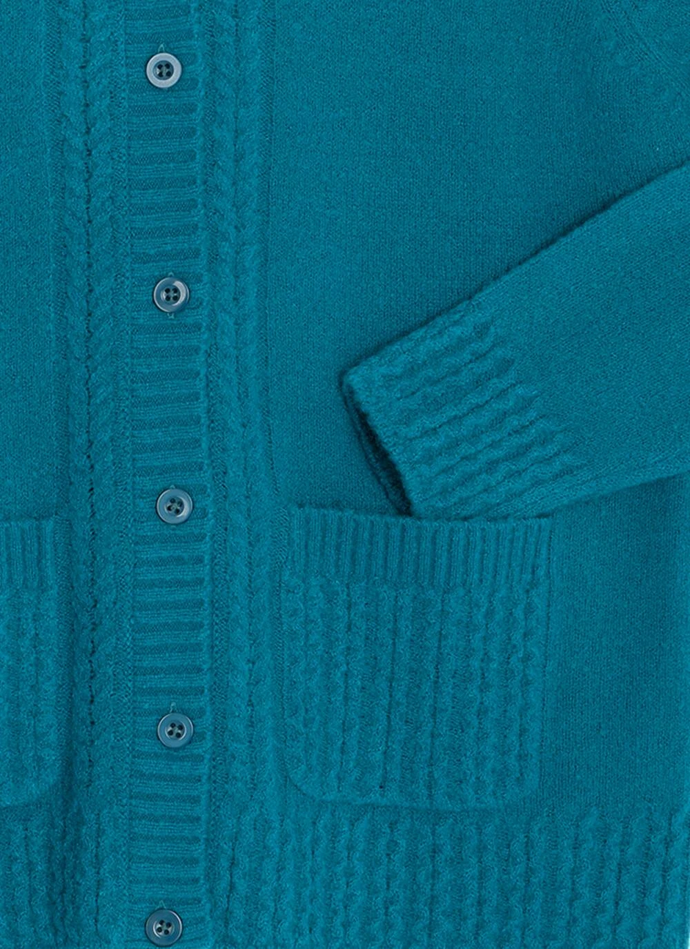 Cable Edge Knit High Neck Cardigan 7 Cable Edge Knit High Neck Cardigan - Image 5