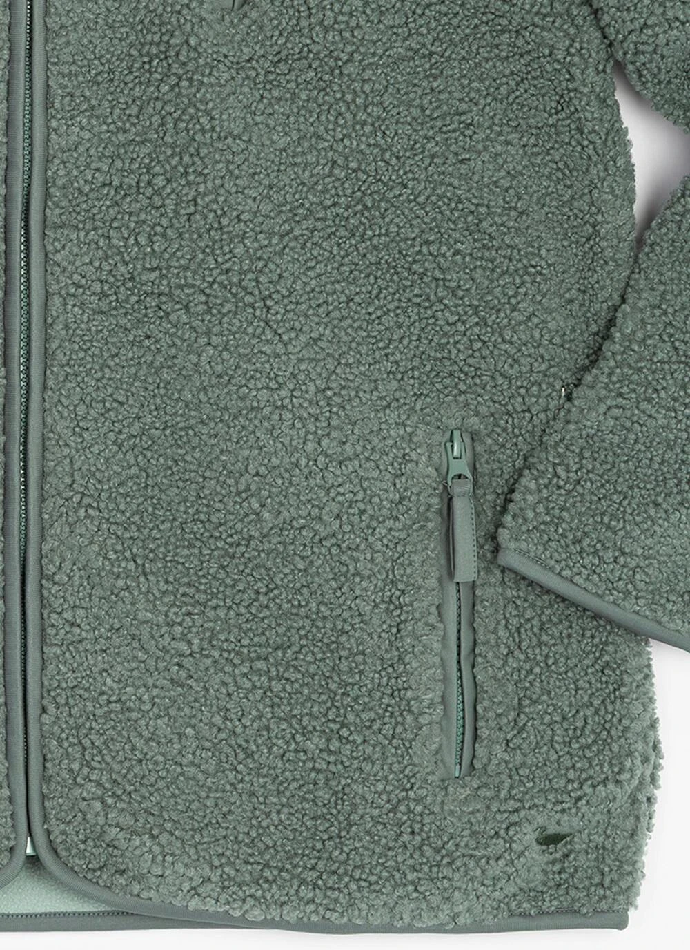 Borg Funnel Neck Relaxed Jacket 7 Borg Funnel Neck Relaxed Jacket - Image 5