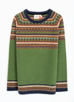Wool Blend Fairisle Crew Neck Jumper 10 Wool Blend Fairisle Crew Neck Jumper -EWM Store 66915pvl bbd653044574561