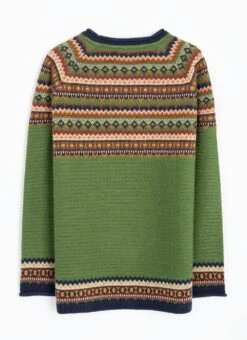 Wool Blend Fairisle Crew Neck Jumper 13 Wool Blend Fairisle Crew Neck Jumper -EWM Store 66925pvl 3ef2212bbe6c60e