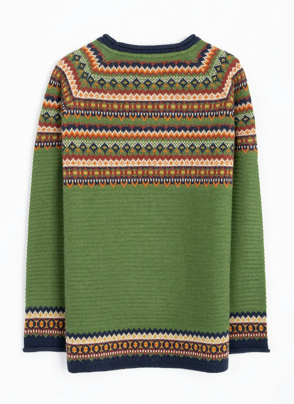 Wool Blend Fairisle Crew Neck Jumper 8 Wool Blend Fairisle Crew Neck Jumper - Image 6