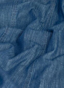 Pure Cotton Denim Midi Skirt -EWM Store 66931pvl da7350a080584b9