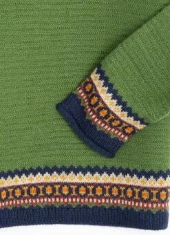 Wool Blend Fairisle Crew Neck Jumper 12 Wool Blend Fairisle Crew Neck Jumper -EWM Store 66949pvl 09505eec672c8a2