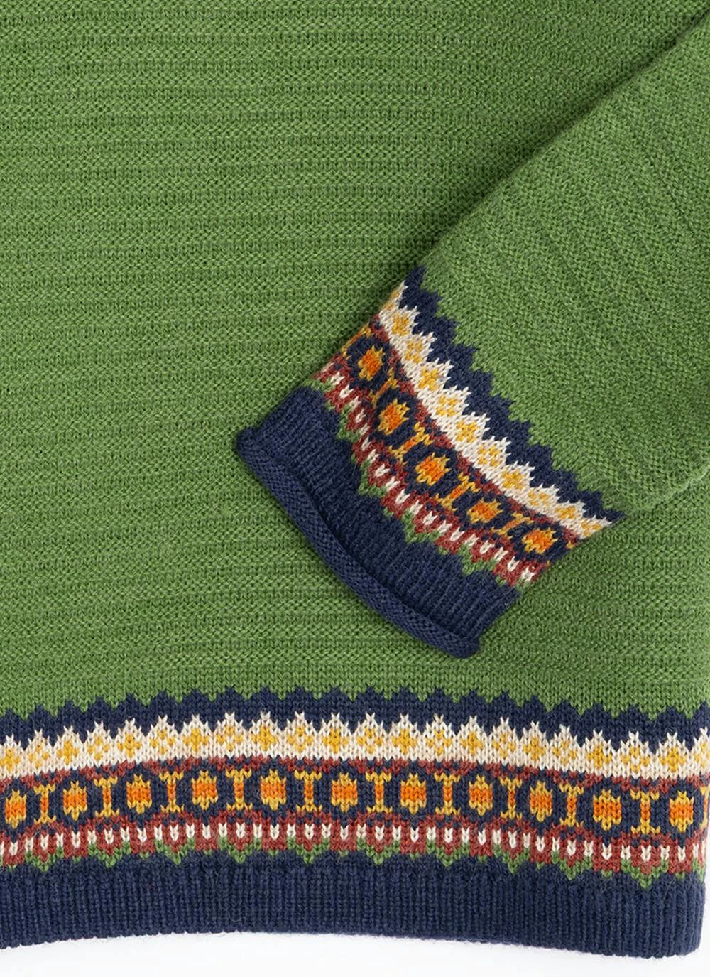 Wool Blend Fairisle Crew Neck Jumper 7 Wool Blend Fairisle Crew Neck Jumper - Image 5